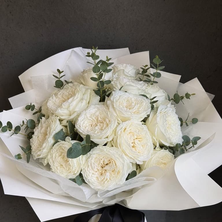 comprar rosas de jardín crema en Gijón, Oviedo y Avilés