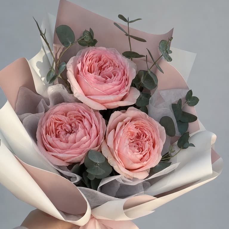 comprar mini rosas rosa en Gijón, Oviedo y Avilés