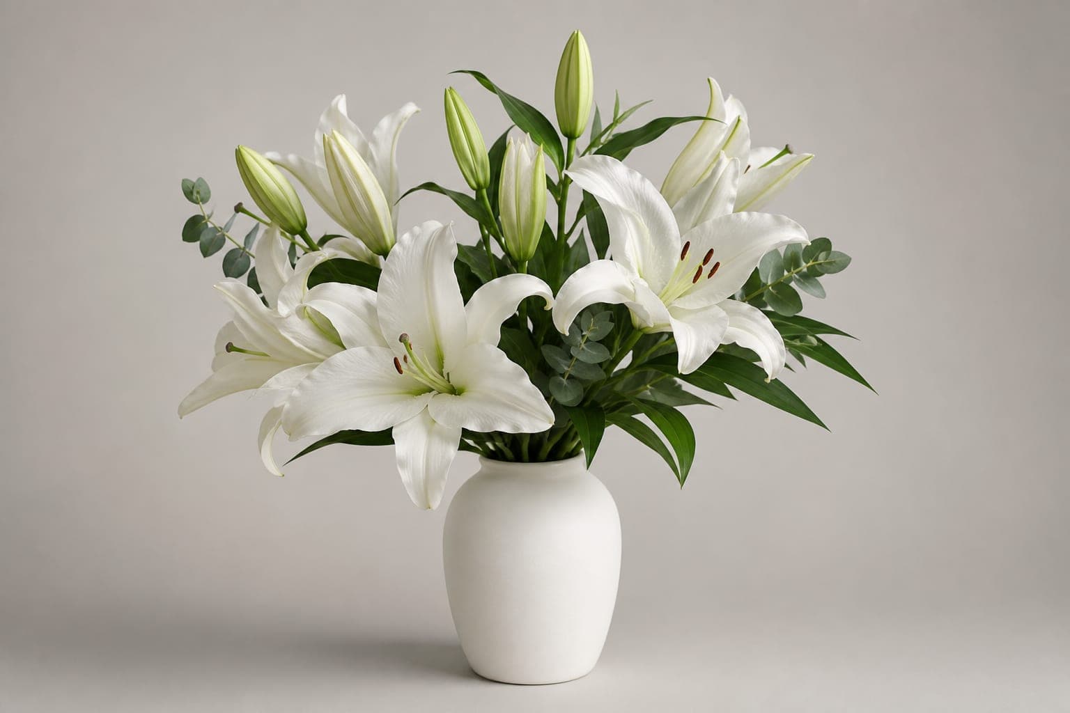comprar lirios blancos en Gijón, Oviedo y Avilés